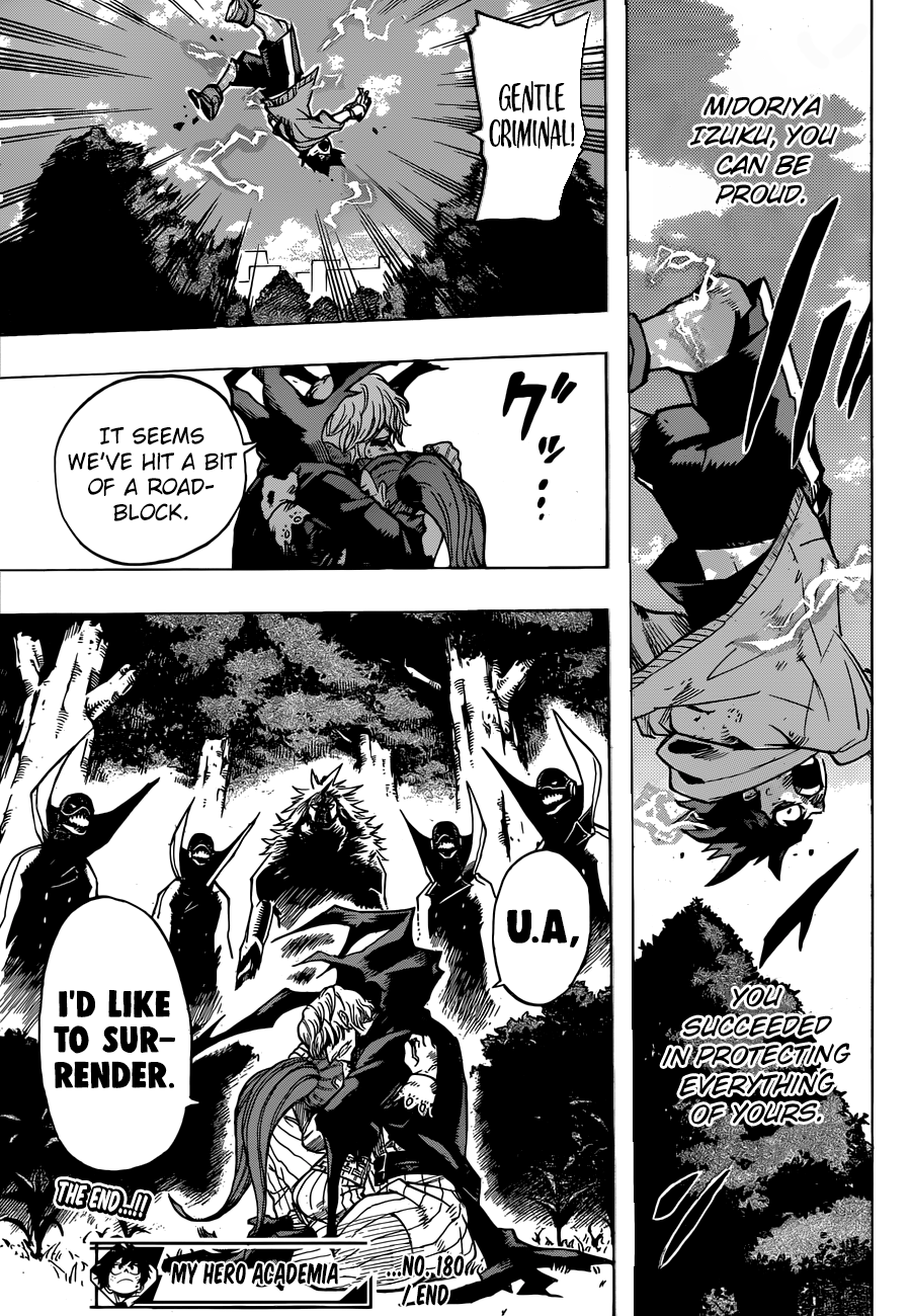 Boku no Hero Academia chapter 180 page 17