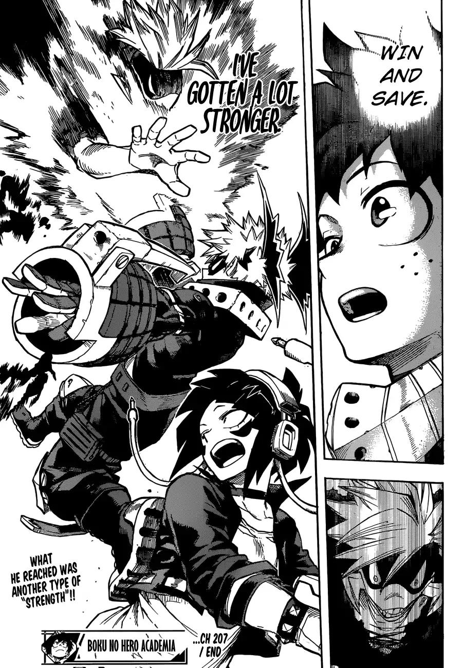 Boku no Hero Academia chapter 207 page 14