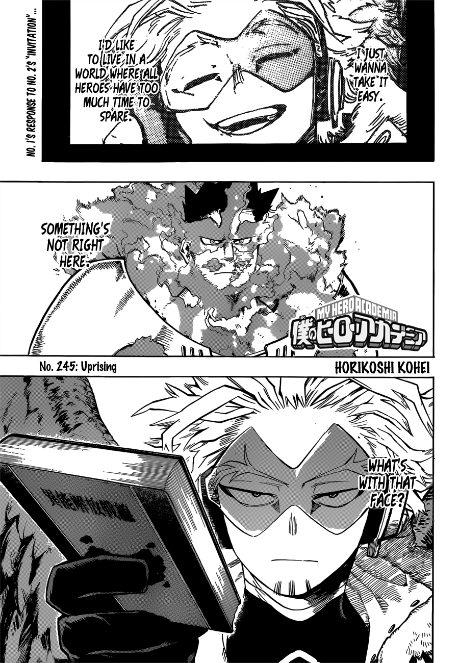 Boku no Hero Academia chapter 245 page 1