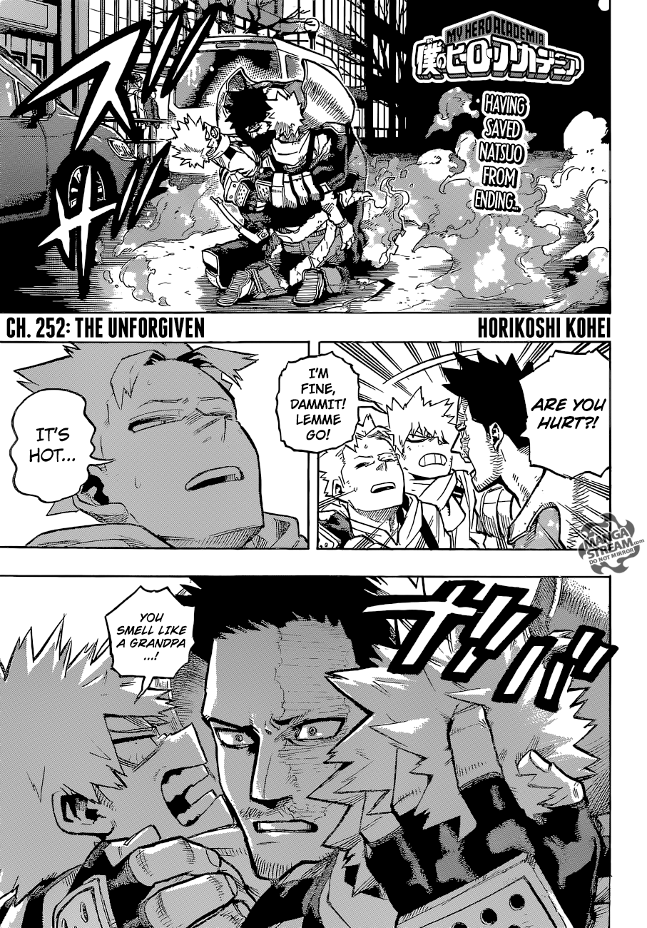 Boku no Hero Academia chapter 252 page 1