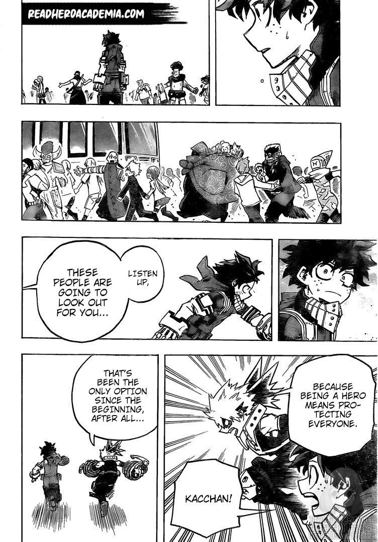 Boku no Hero Academia chapter 274 page 15