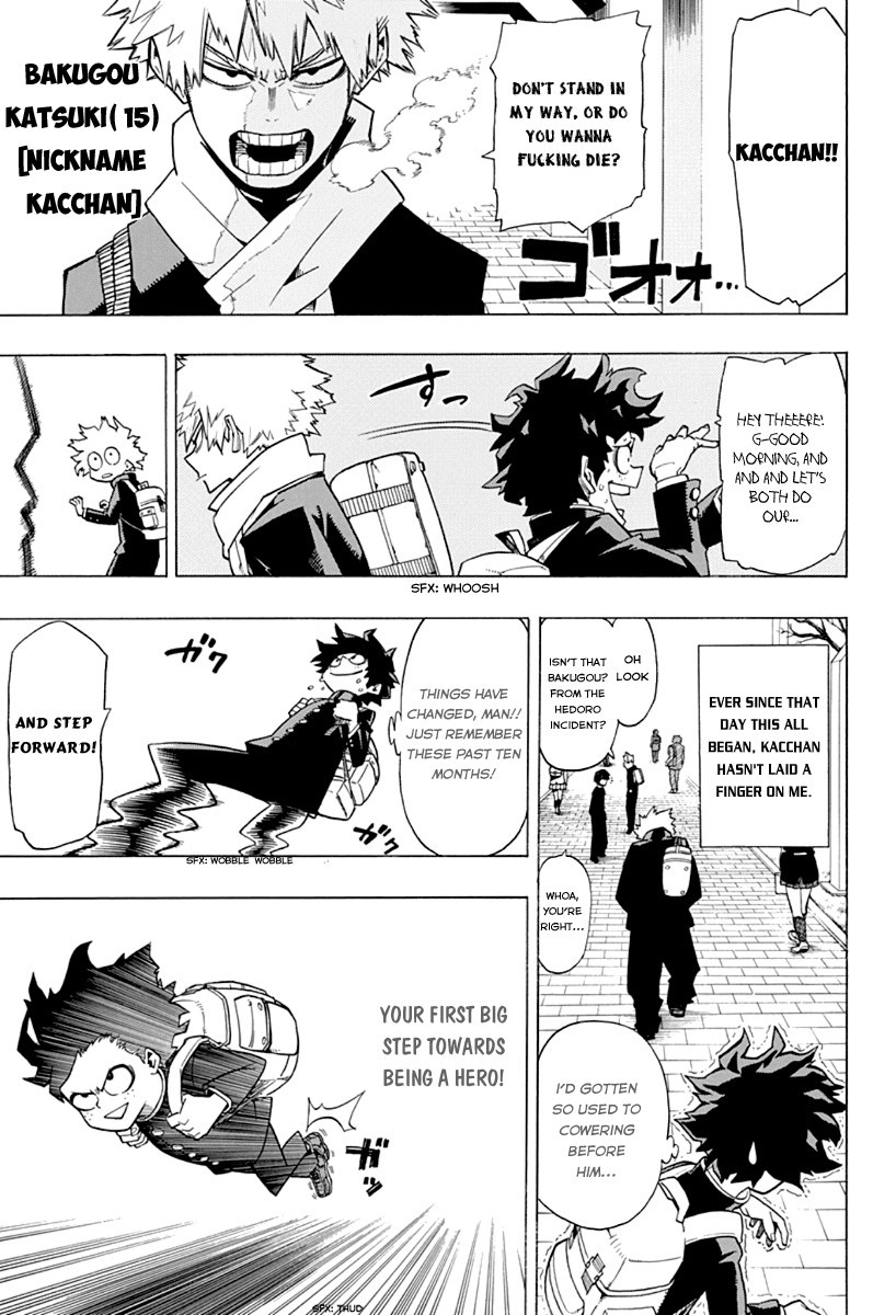 Boku no Hero Academia chapter 3 page 5