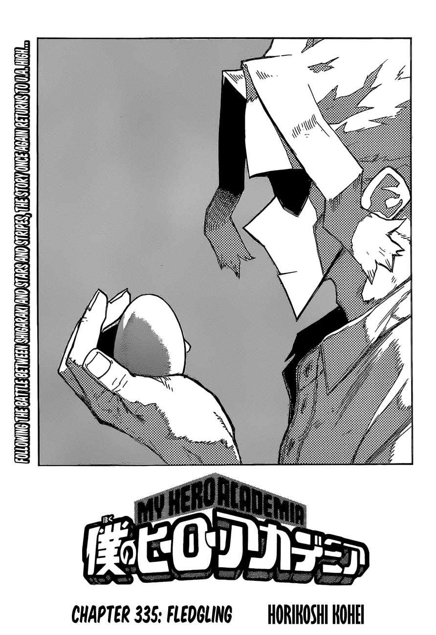 Boku no Hero Academia chapter 335 page 2