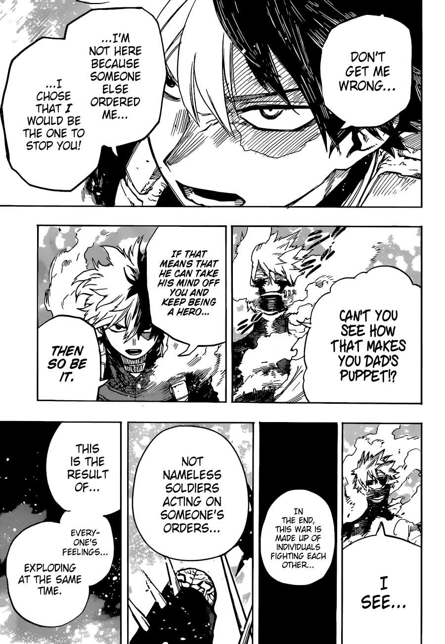 Boku no Hero Academia chapter 349 page 13