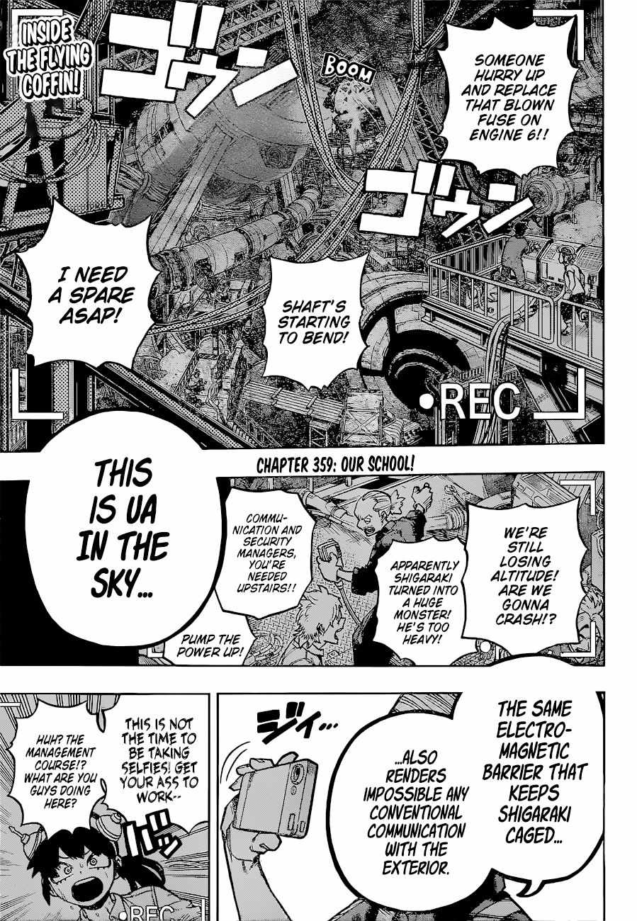 Boku no Hero Academia chapter 359 page 6