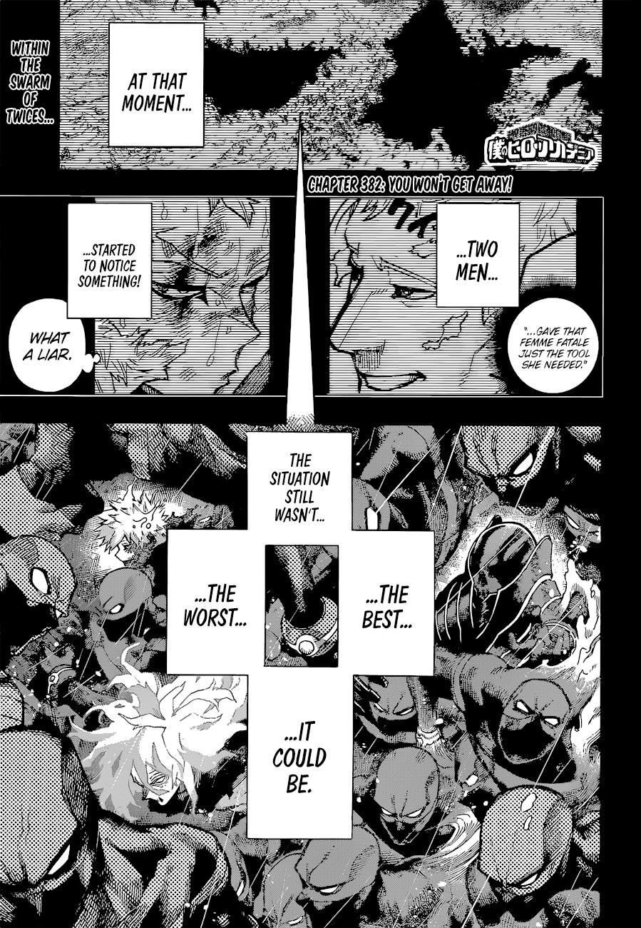 Boku no Hero Academia chapter 382 page 1