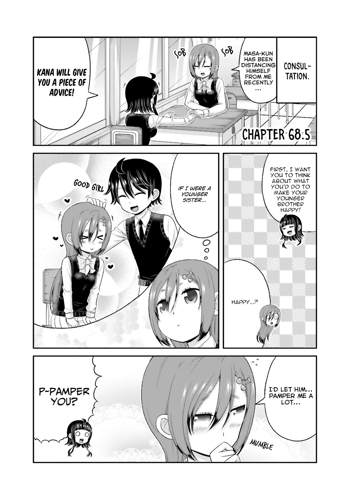 Boku no Kanojo ga Majime Sugiru Shojo Bitch na Ken chapter 68.5 page 2