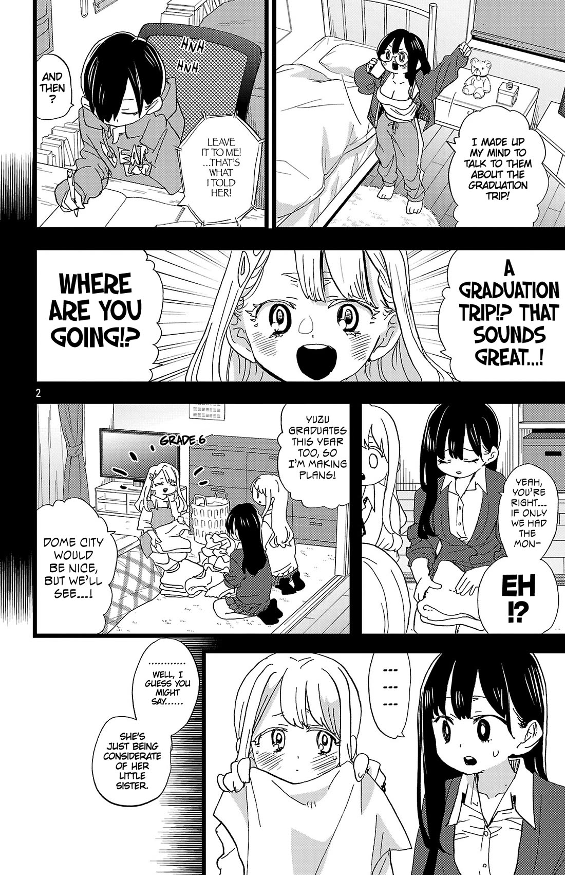Boku no Kokoro no Yabai Yatsu chapter 187 page 2