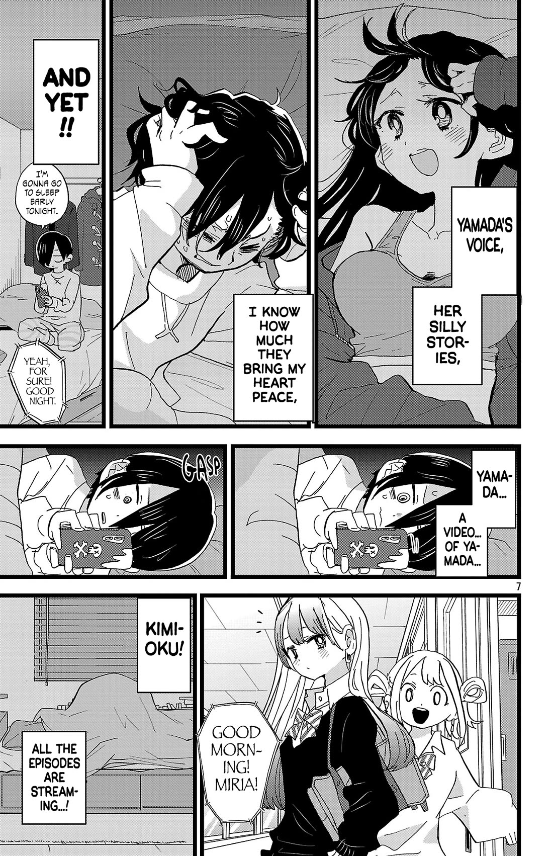 Boku no Kokoro no Yabai Yatsu chapter 187 page 7