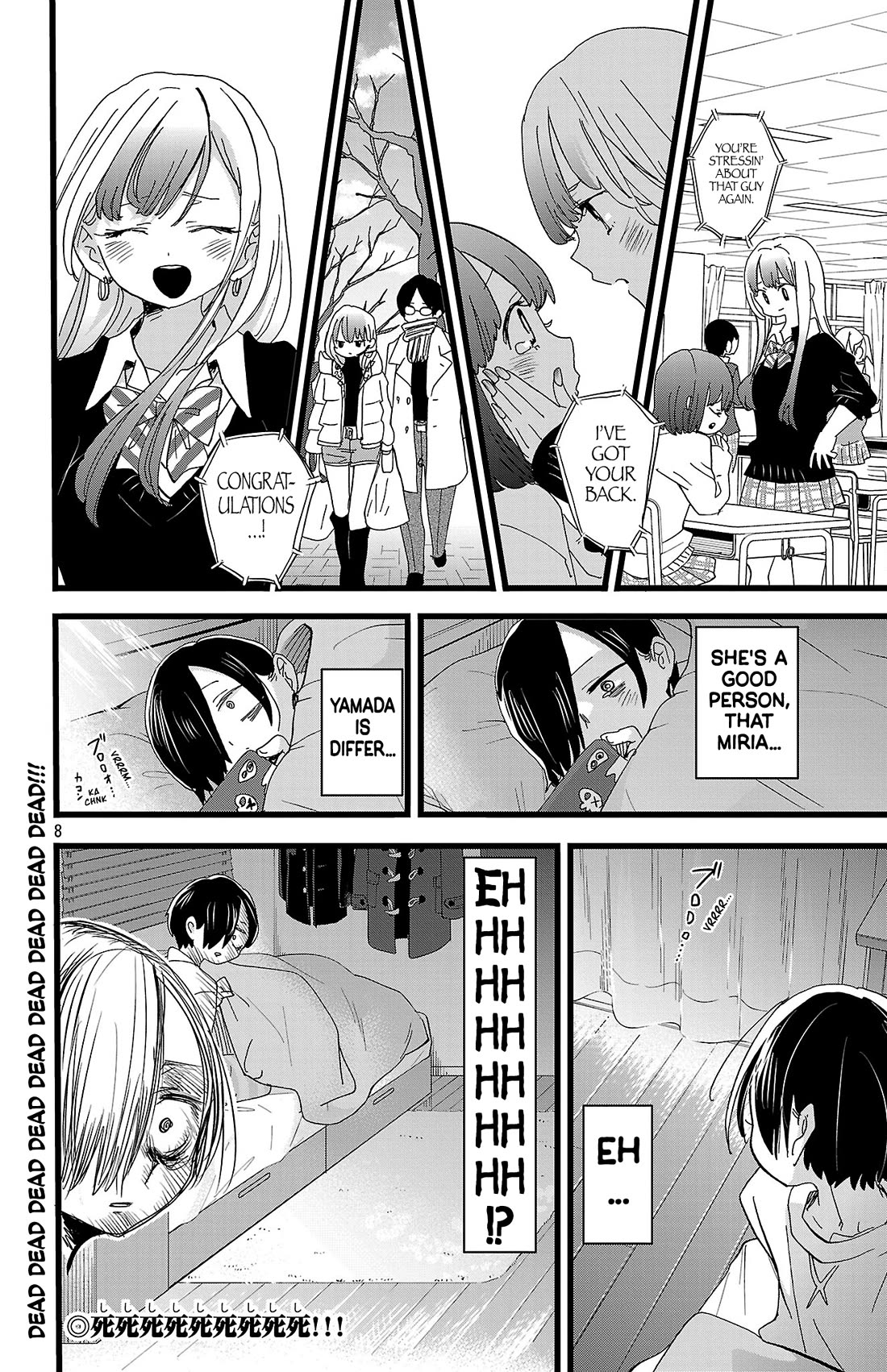 Boku no Kokoro no Yabai Yatsu chapter 187 page 8