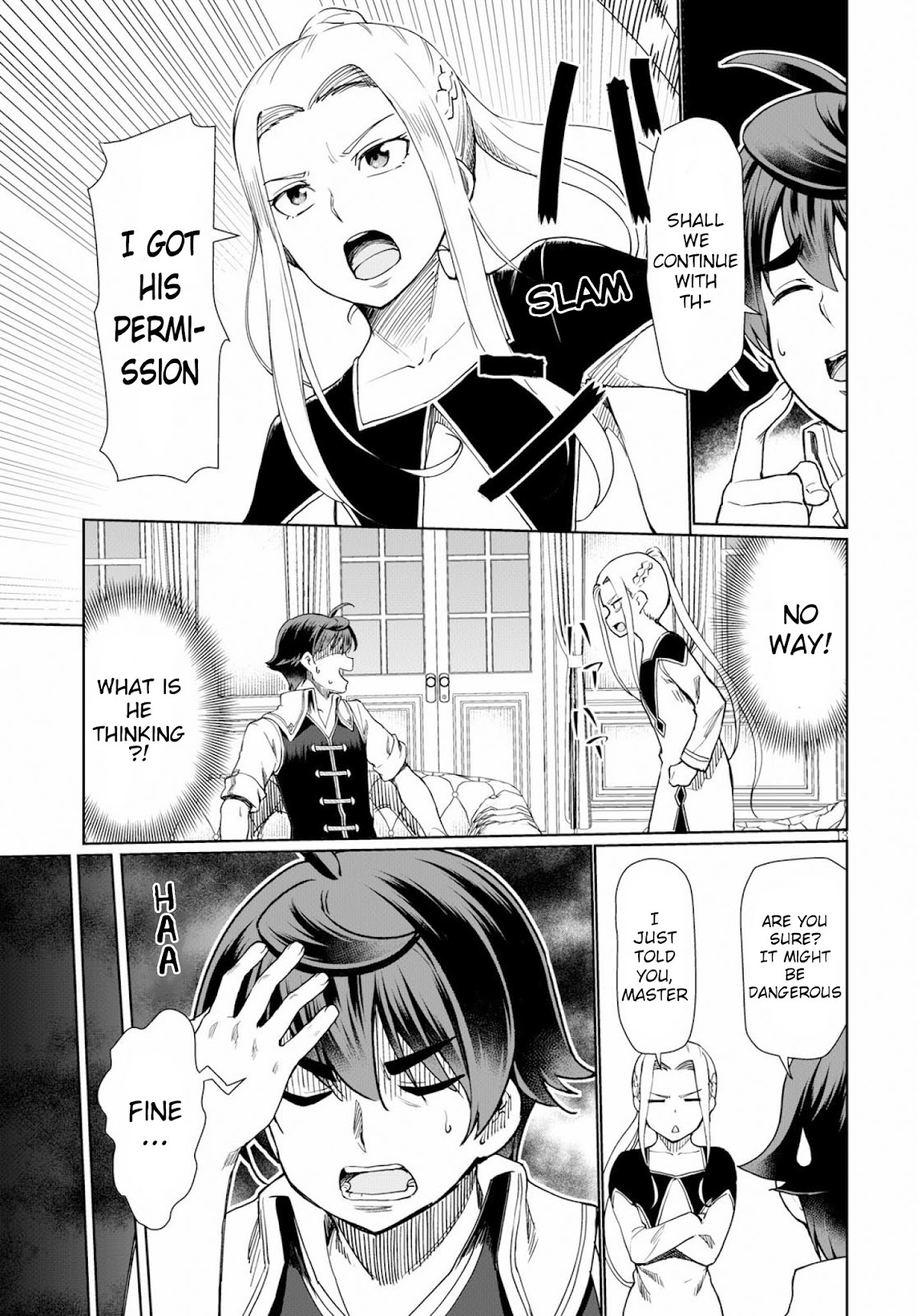Botsuraku Youtei Nanode, Kajishokunin wo Mezasu chapter 27 page 14