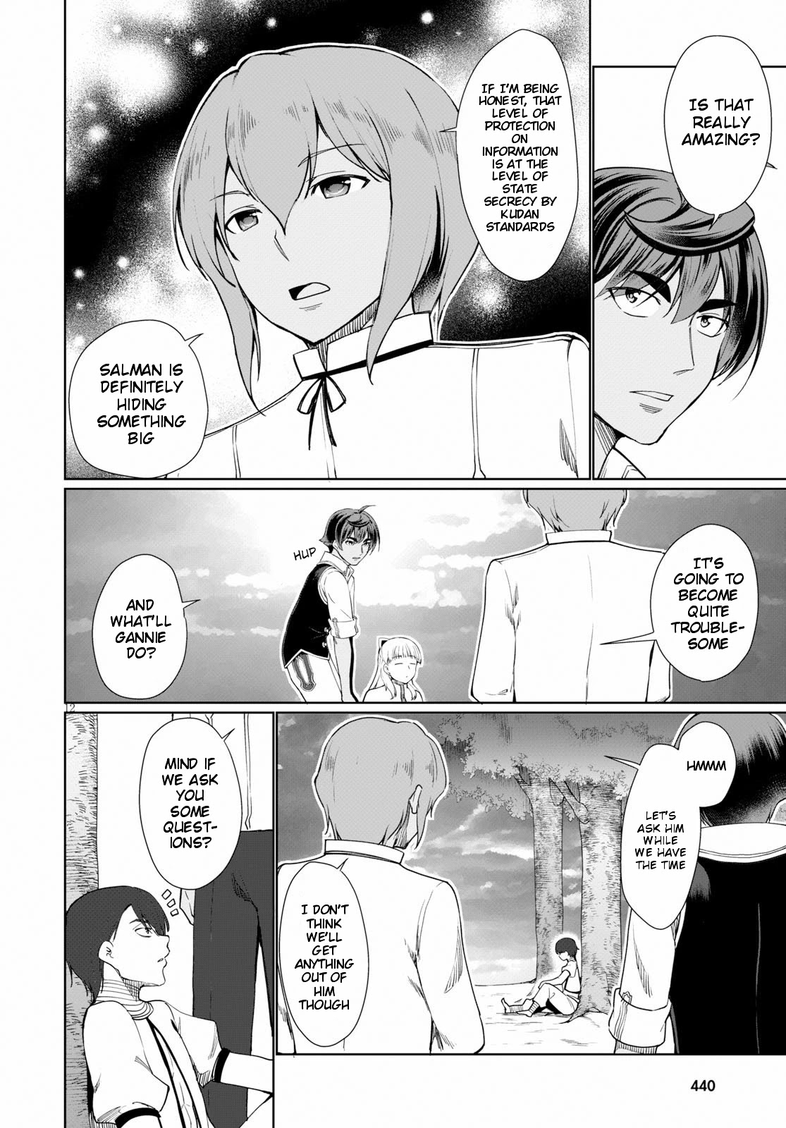 Botsuraku Youtei Nanode, Kajishokunin wo Mezasu chapter 30 page 13