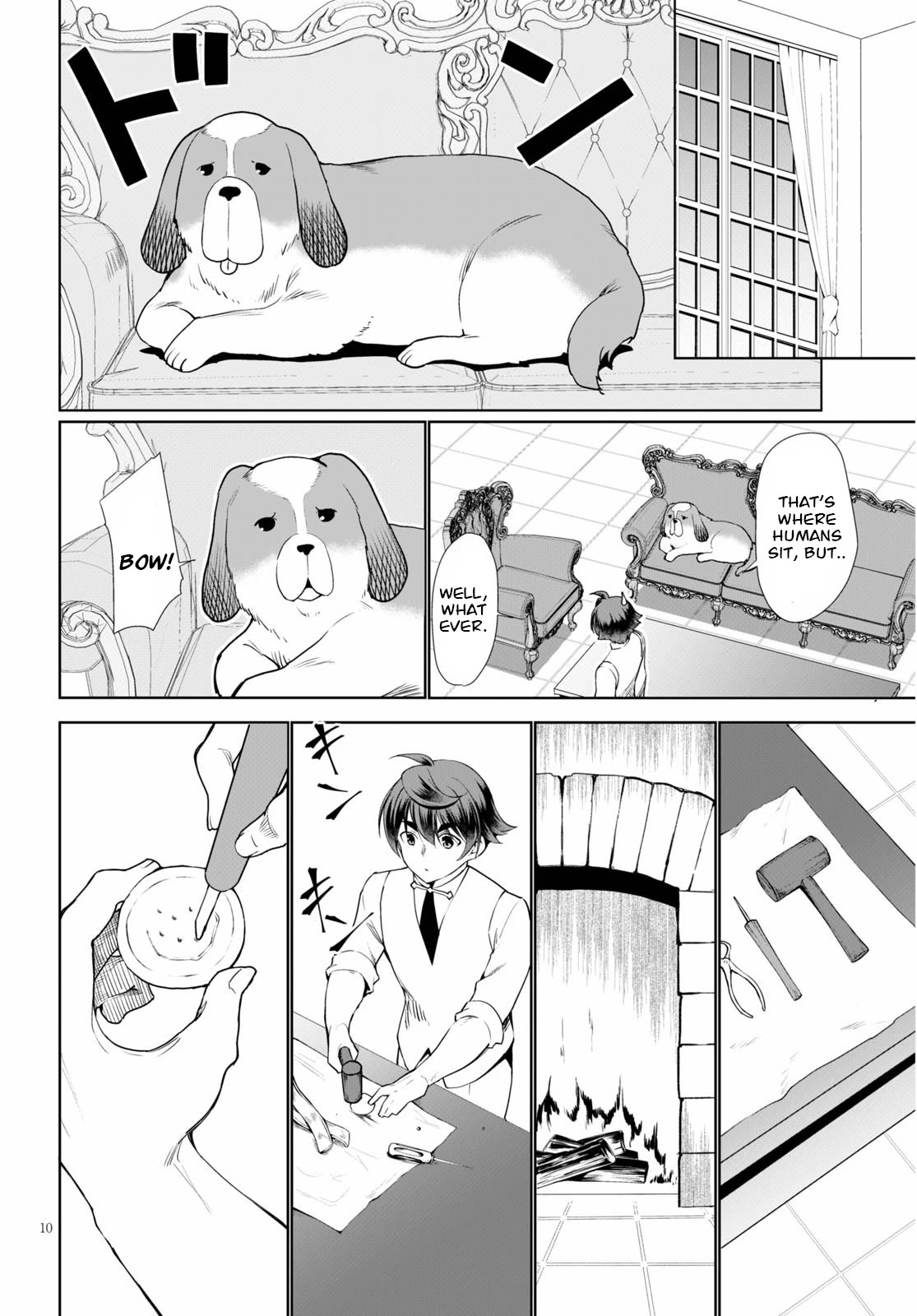 Botsuraku Youtei Nanode, Kajishokunin wo Mezasu chapter 37 page 10