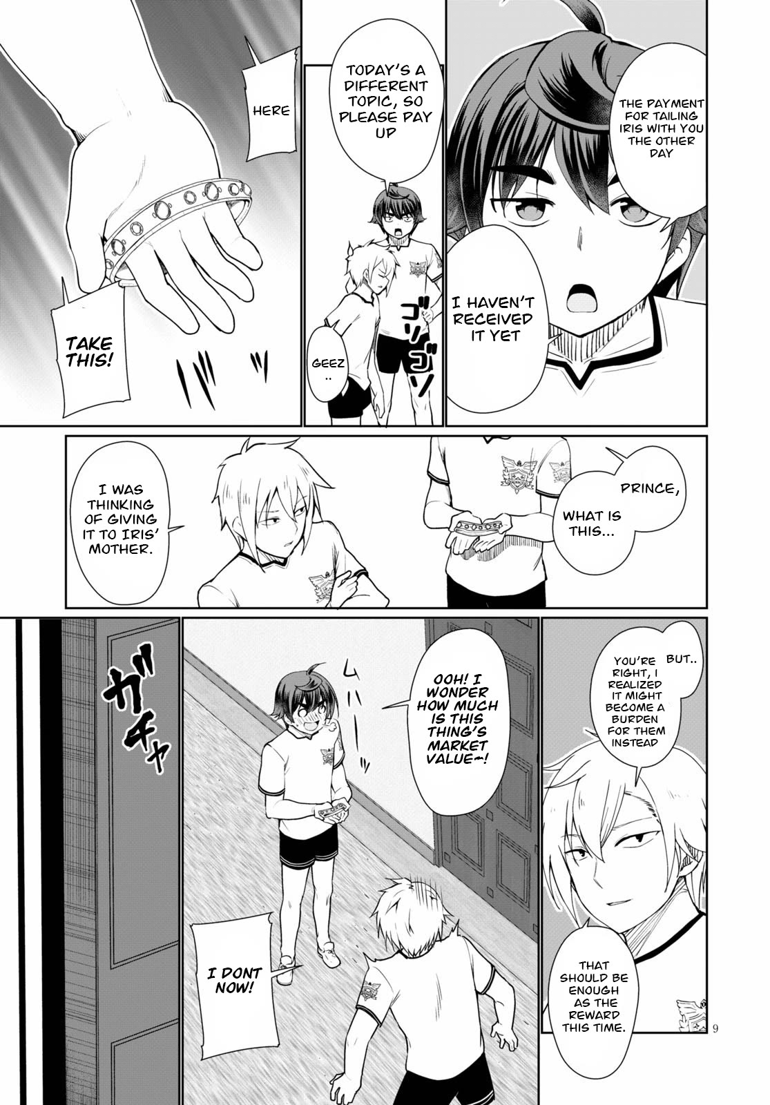 Botsuraku Youtei Nanode, Kajishokunin wo Mezasu chapter 39 page 9