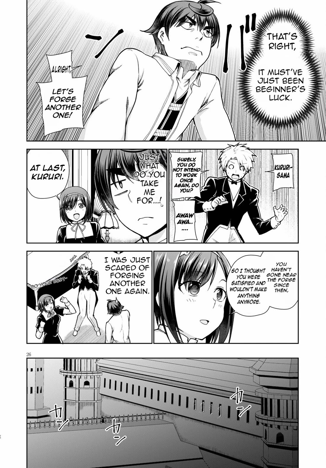 Botsuraku Youtei Nanode, Kajishokunin wo Mezasu chapter 56 page 29