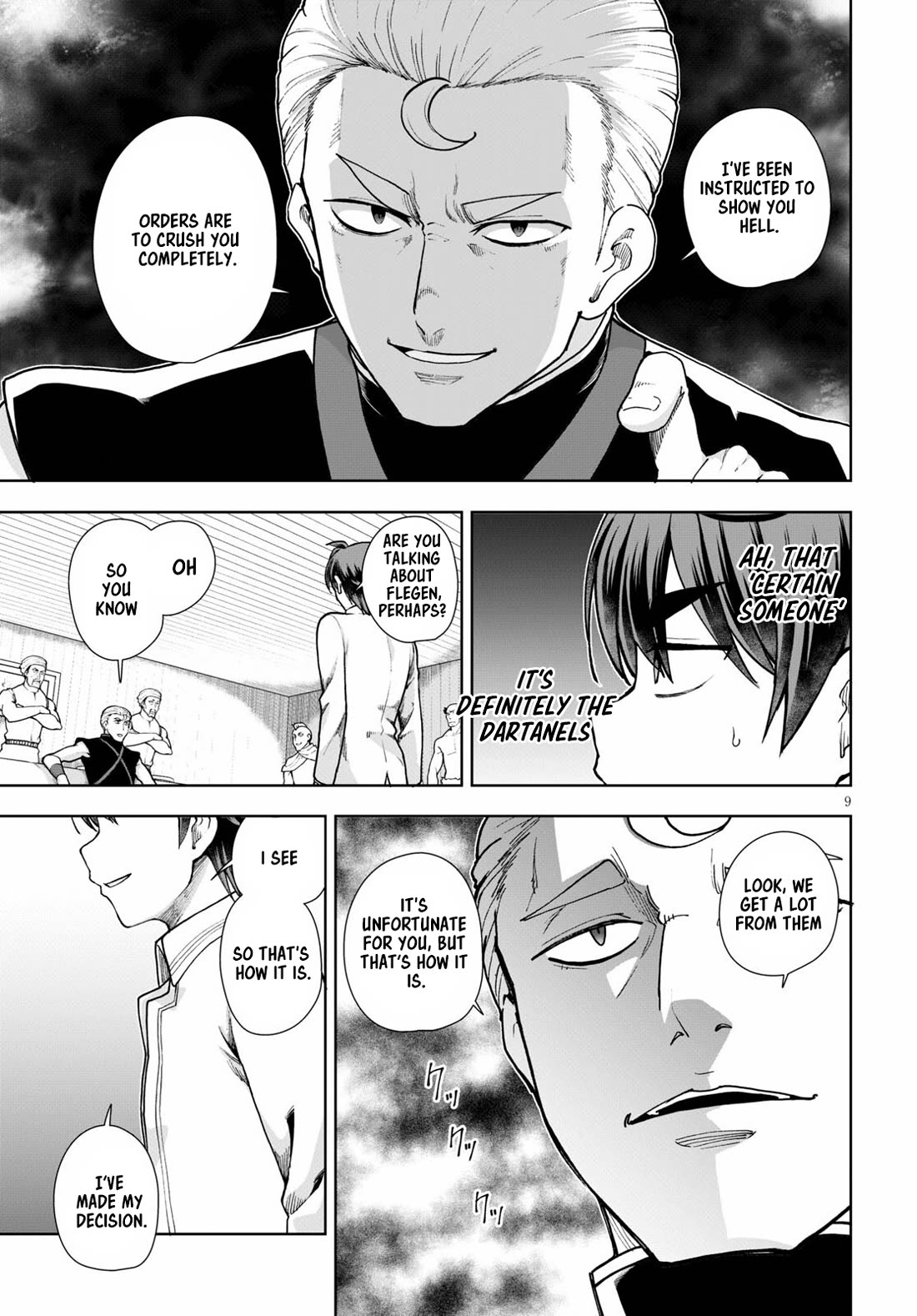 Botsuraku Youtei Nanode, Kajishokunin wo Mezasu chapter 58 page 9