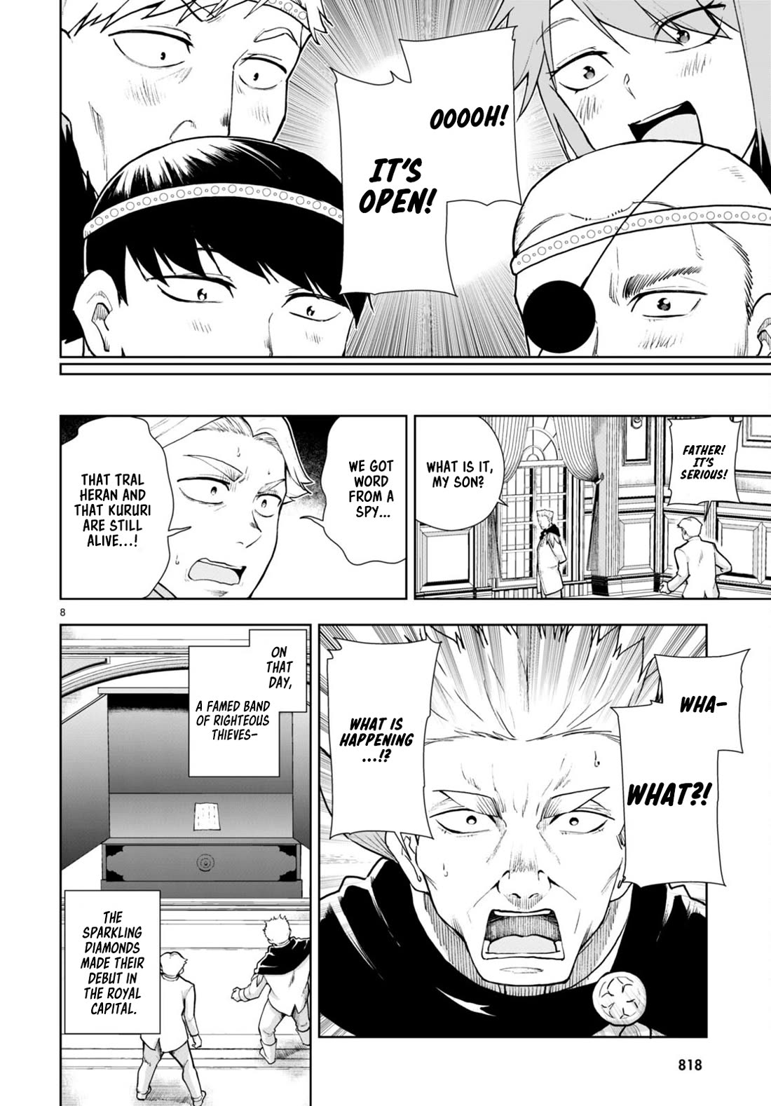 Botsuraku Youtei Nanode, Kajishokunin wo Mezasu chapter 66 page 8