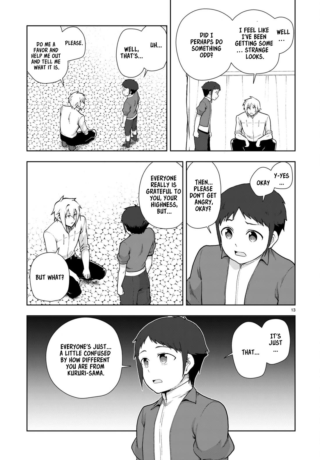 Botsuraku Youtei Nanode, Kajishokunin wo Mezasu chapter 76 page 13