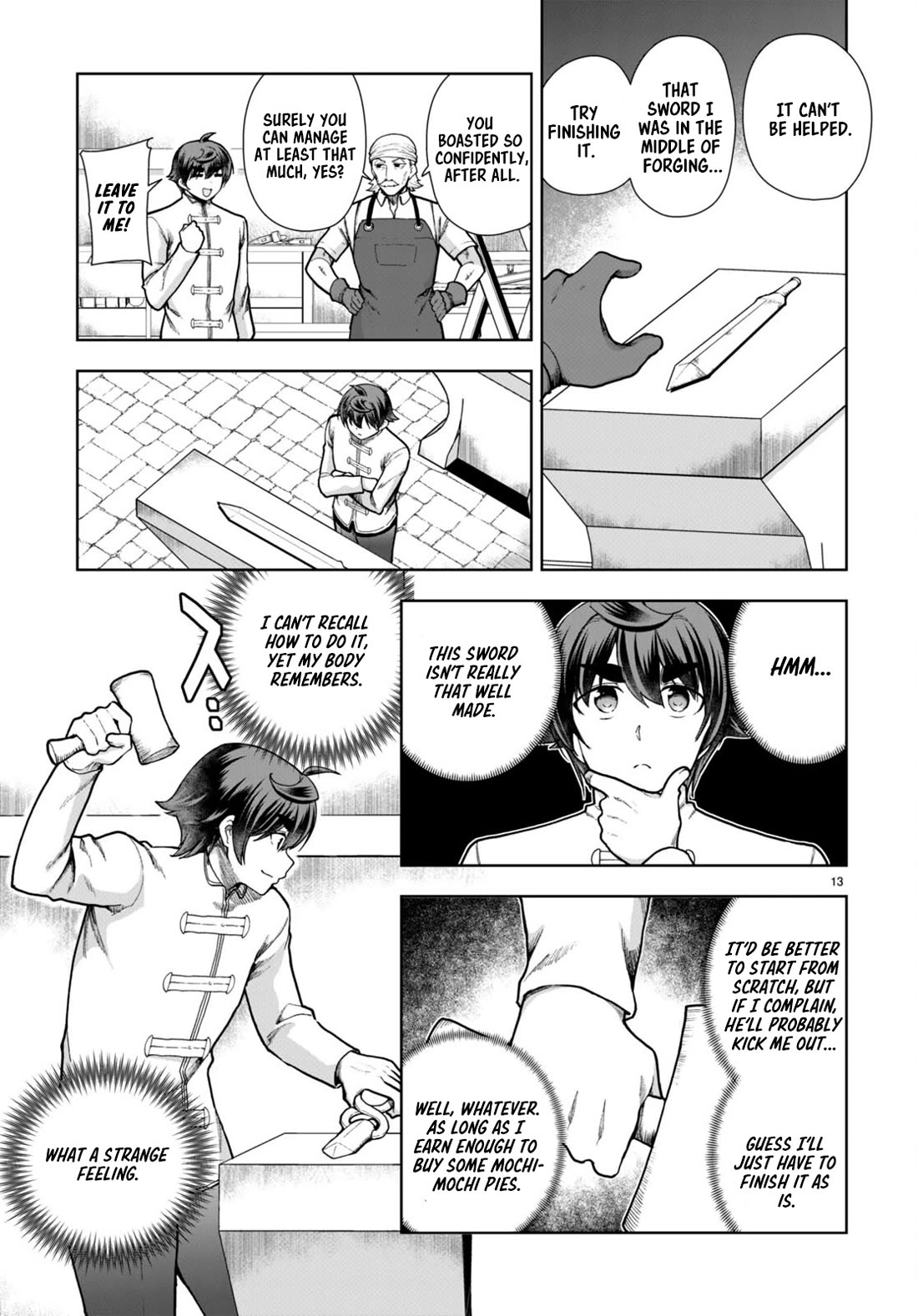 Botsuraku Youtei Nanode, Kajishokunin wo Mezasu chapter 78 page 13