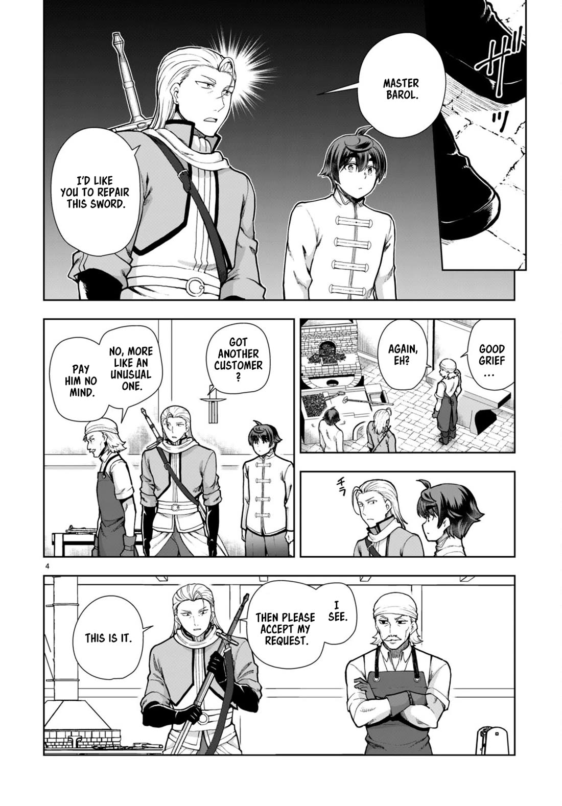 Botsuraku Youtei Nanode, Kajishokunin wo Mezasu chapter 78 page 4