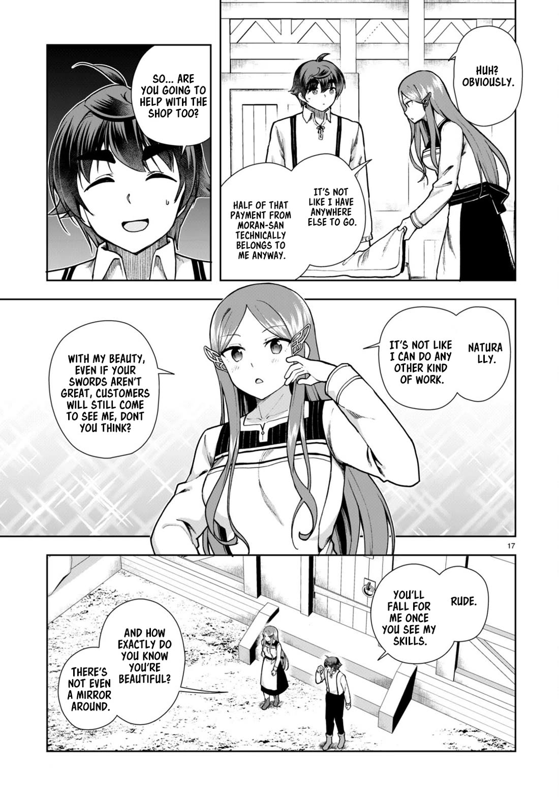 Botsuraku Youtei Nanode, Kajishokunin wo Mezasu chapter 79 page 17