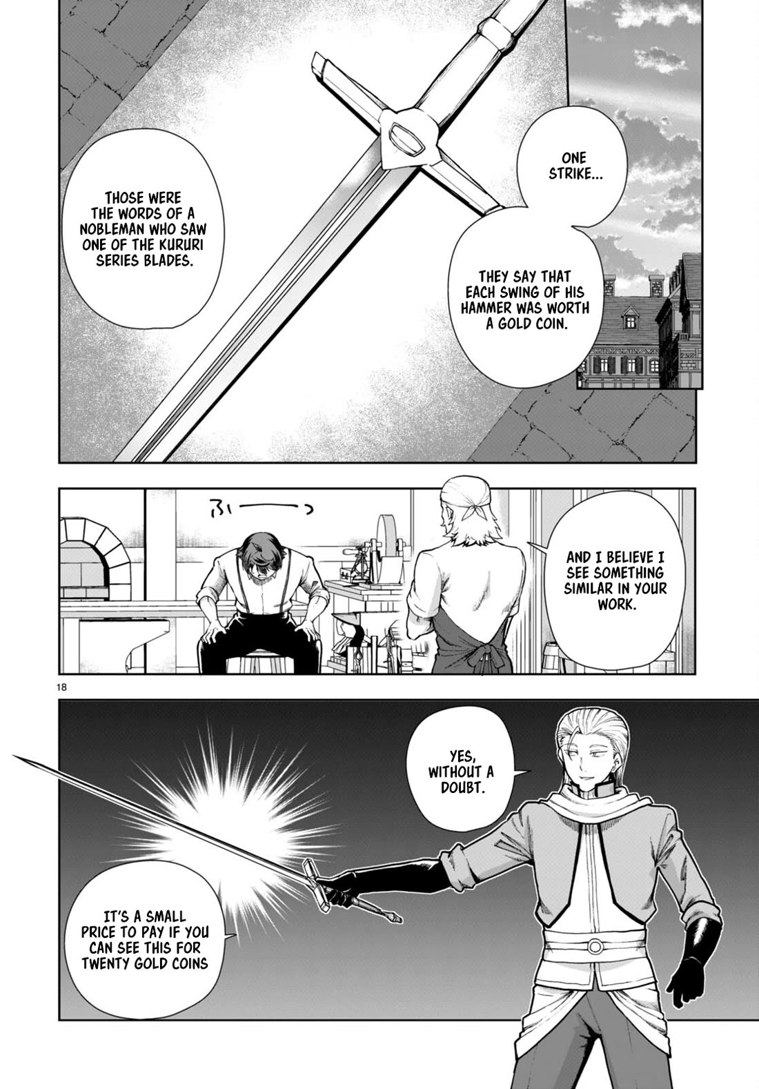 Botsuraku Youtei Nanode, Kajishokunin wo Mezasu chapter 80 page 18