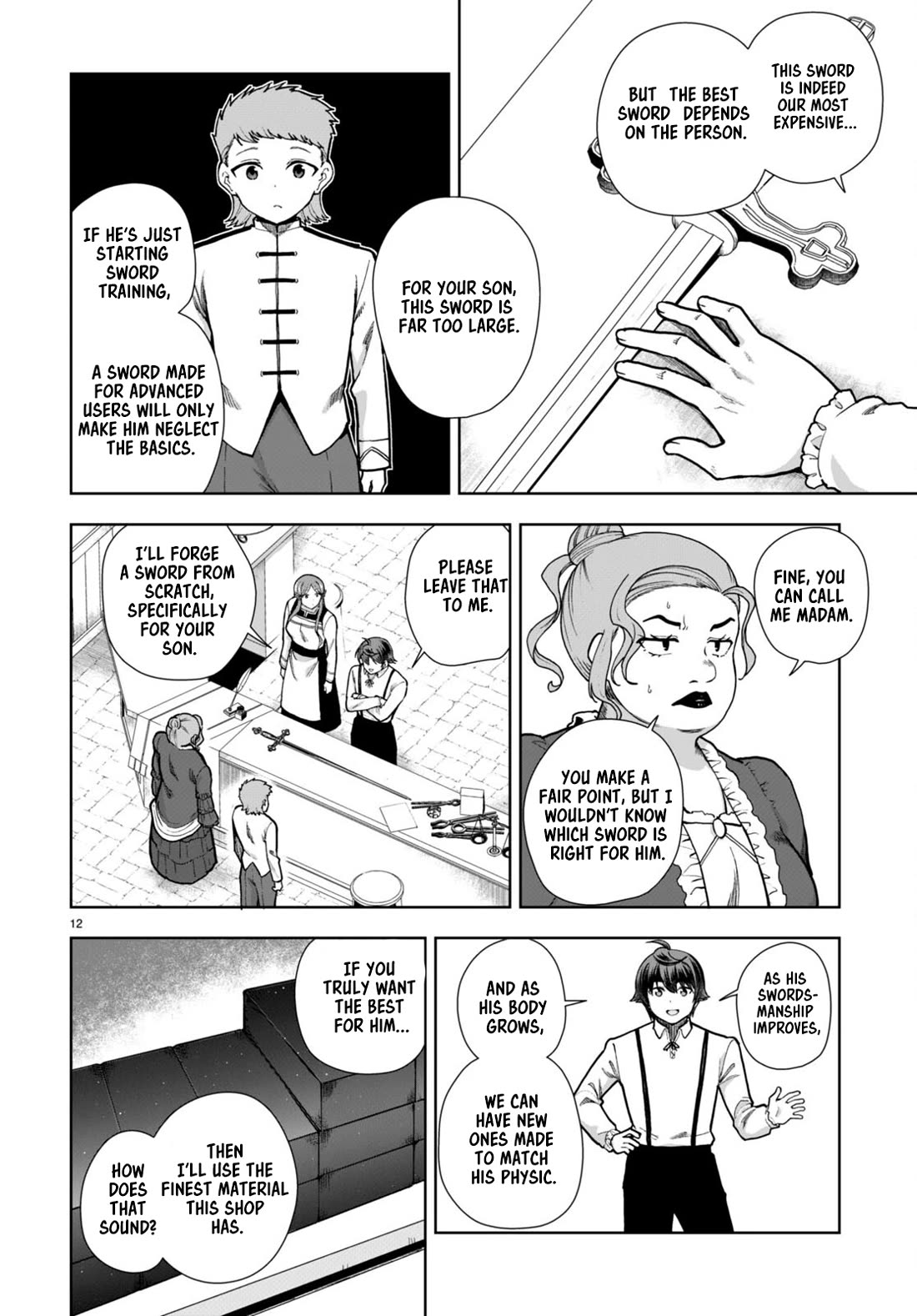 Botsuraku Youtei Nanode, Kajishokunin wo Mezasu chapter 81 page 12