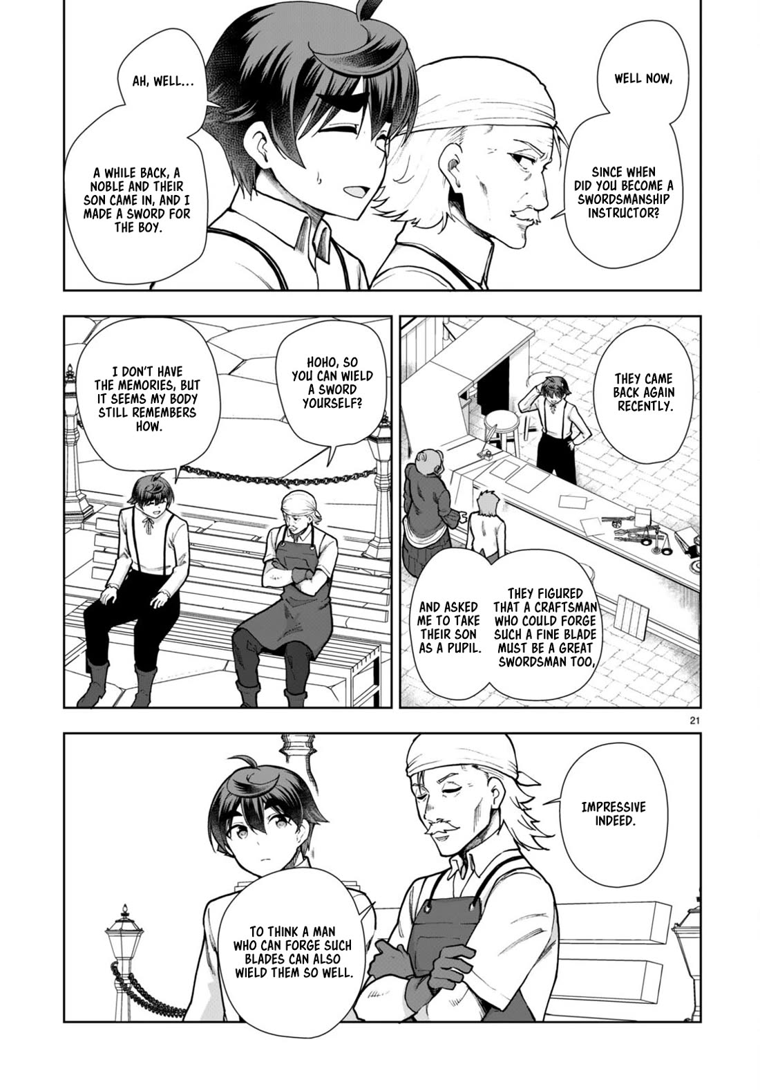 Botsuraku Youtei Nanode, Kajishokunin wo Mezasu chapter 81 page 21