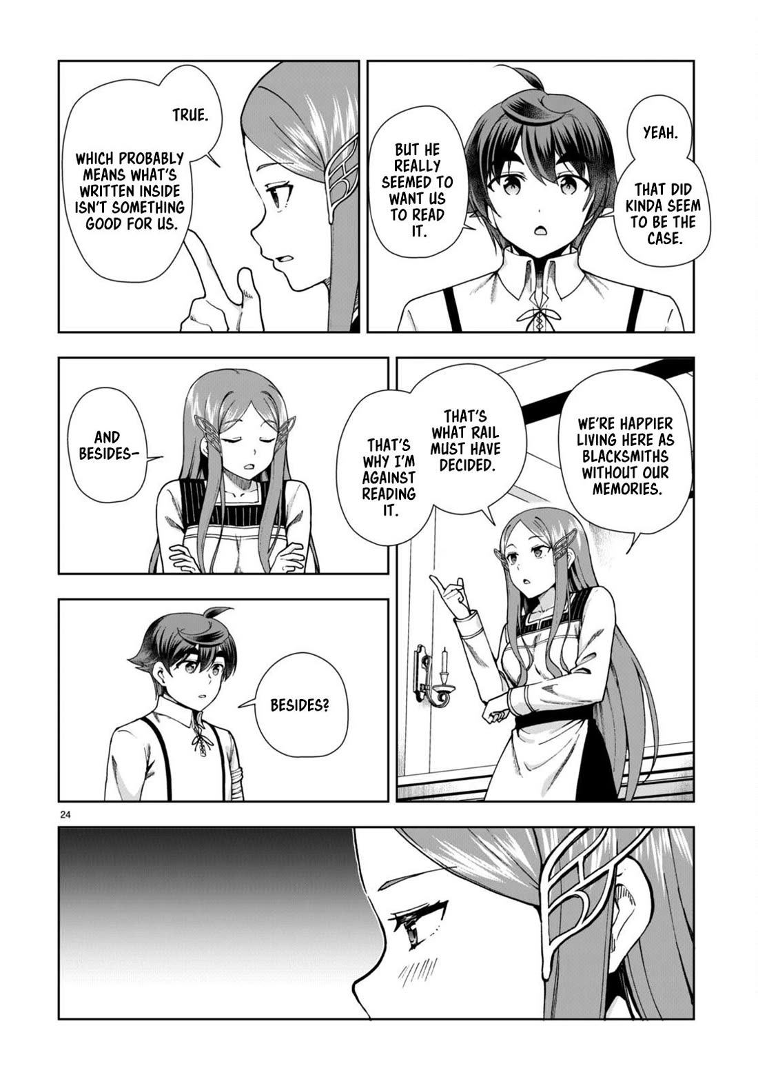 Botsuraku Youtei Nanode, Kajishokunin wo Mezasu chapter 85 page 24