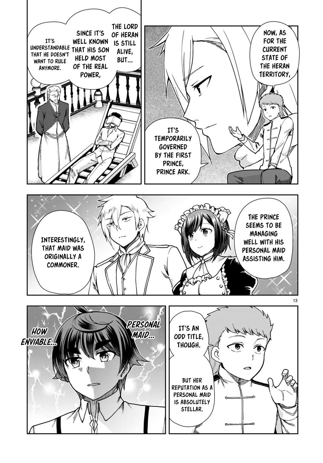 Botsuraku Youtei Nanode, Kajishokunin wo Mezasu chapter 86 page 13