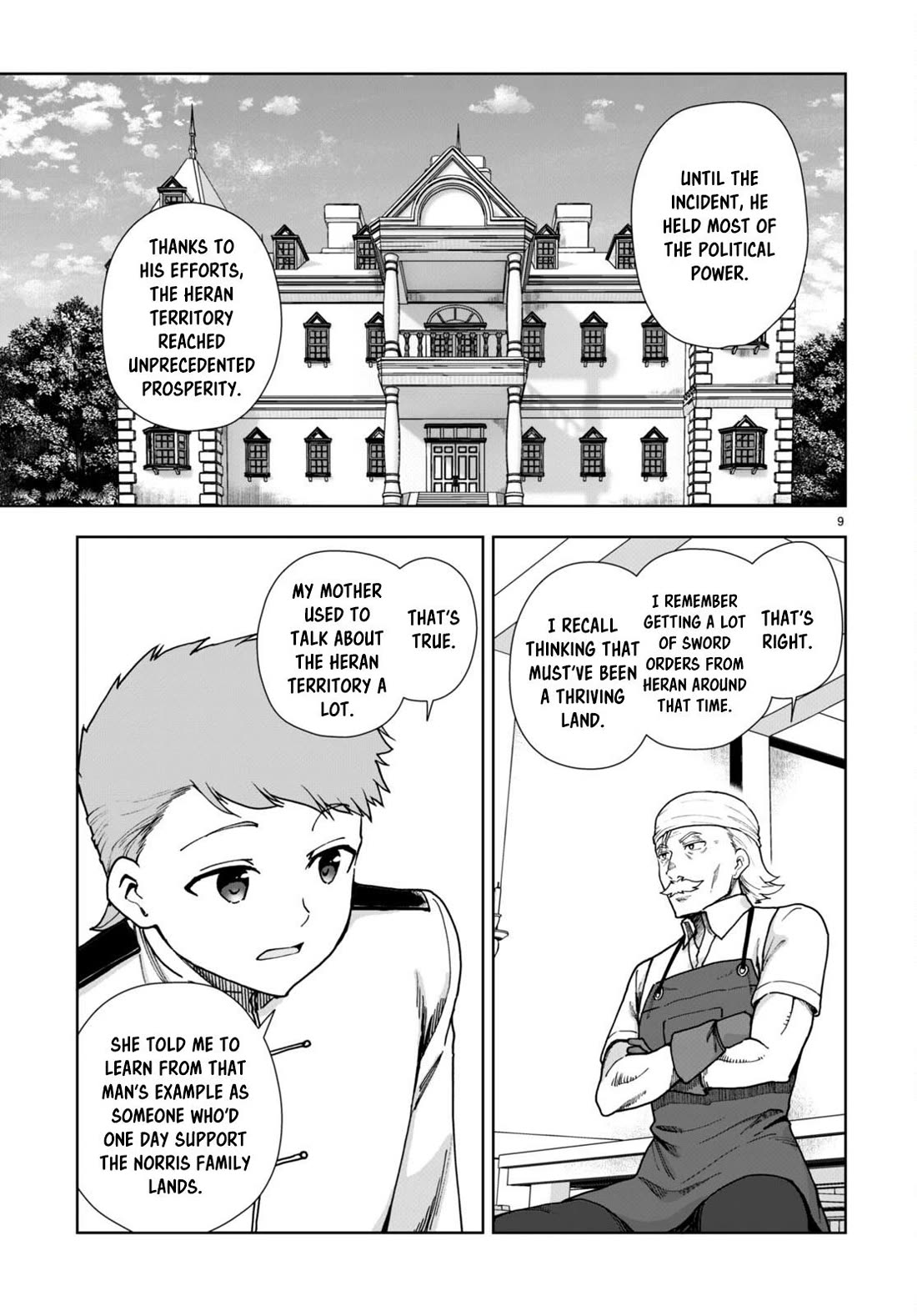 Botsuraku Youtei Nanode, Kajishokunin wo Mezasu chapter 86 page 9