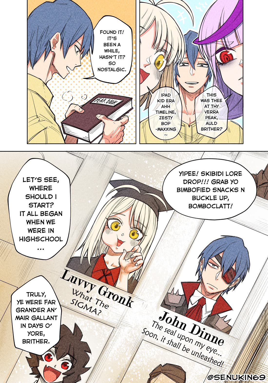 Brainrot Girlfriend chapter 16 page 1