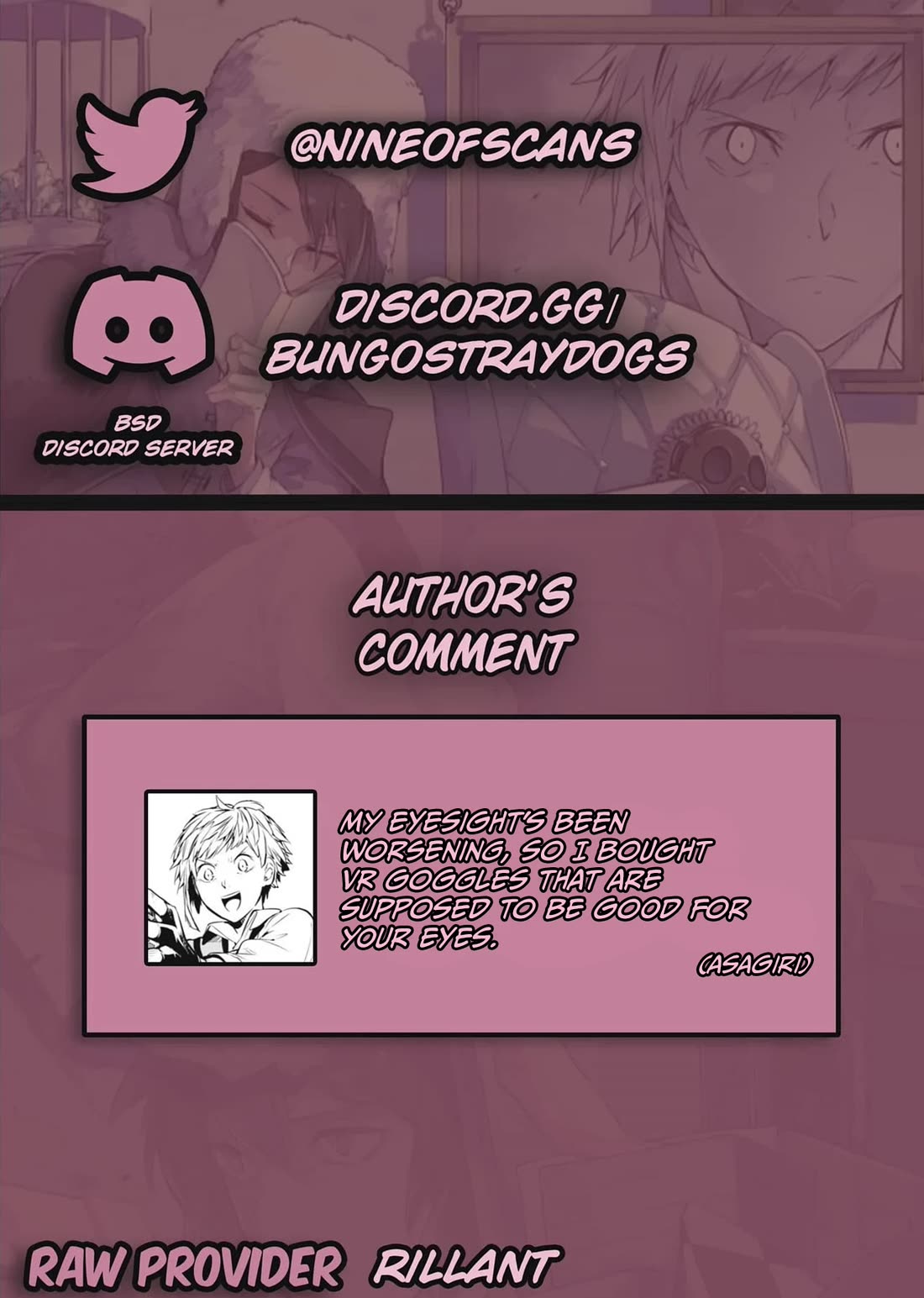 Bungo Stray Dogs chapter 125 page 1