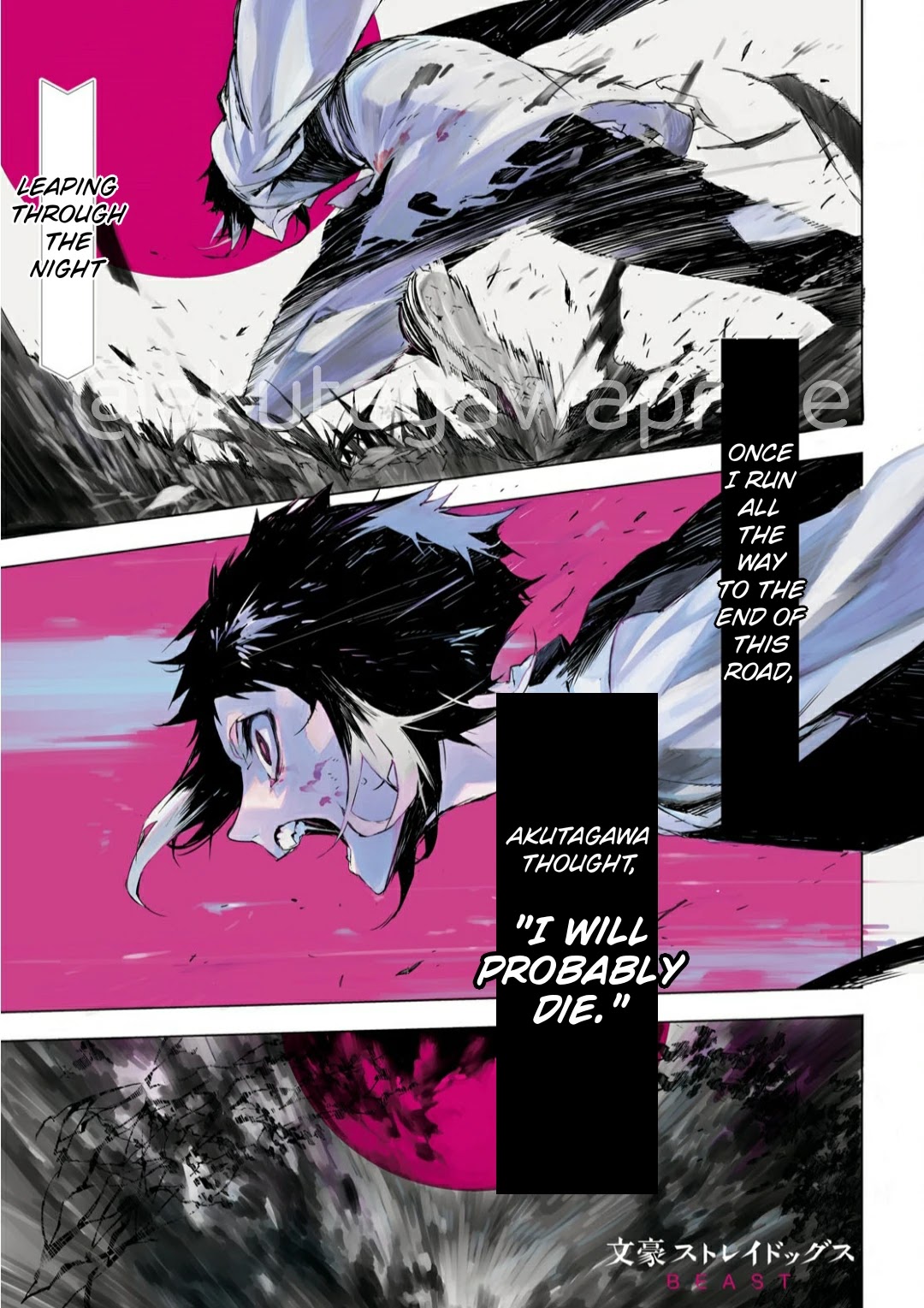 Bungou Stray Dogs Beast chapter 1 page 1