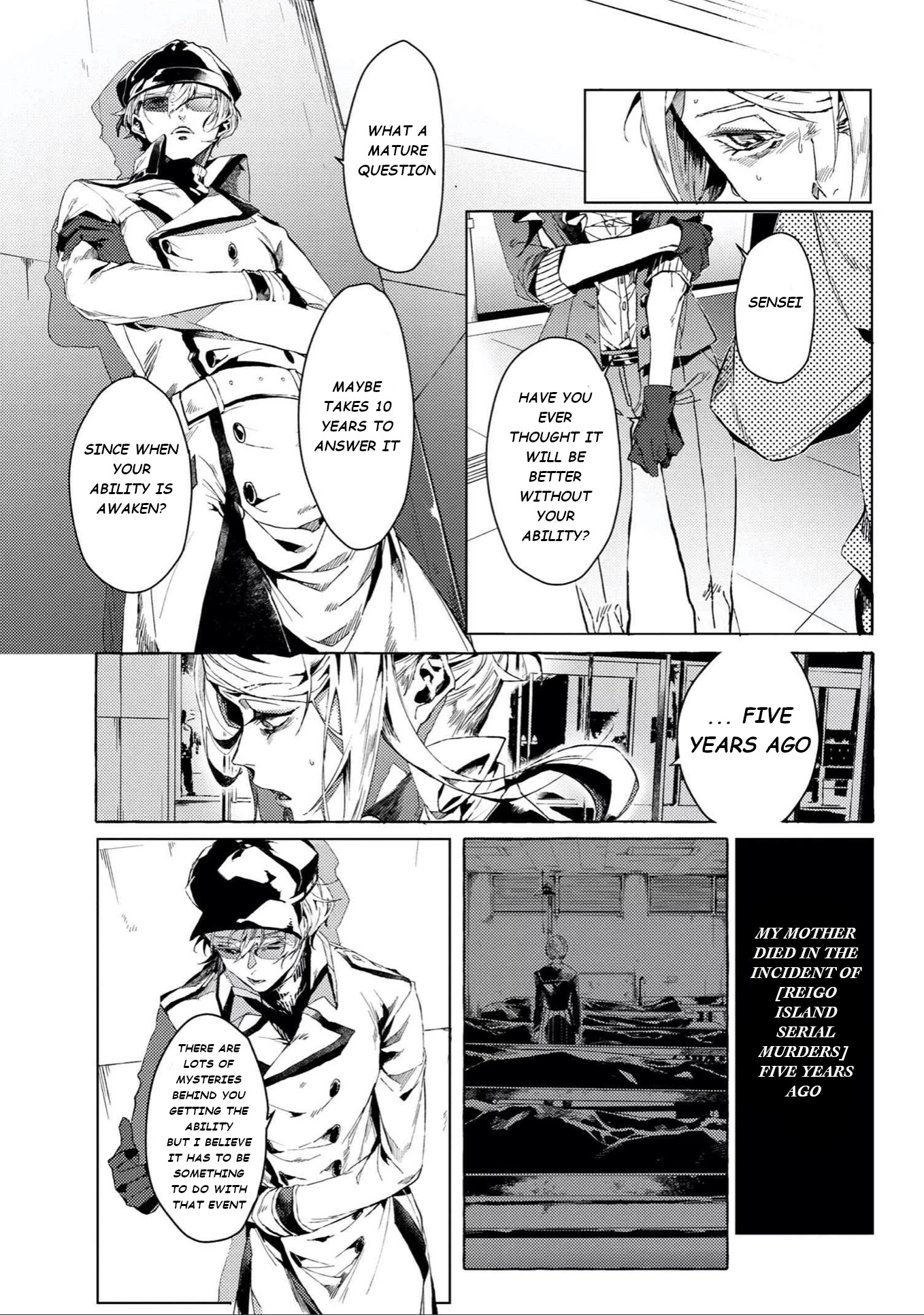 Bungou Stray Dogs Gaiden: Ayatsuji Yukito VS. Kyougoku Natsuhiko chapter 5.1 page 10