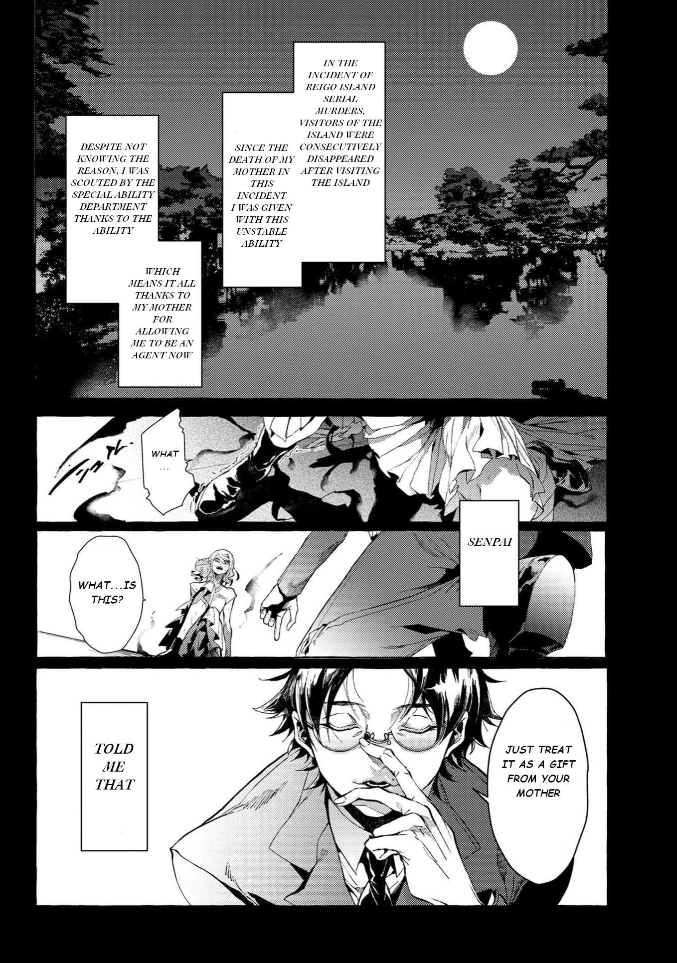 Bungou Stray Dogs Gaiden: Ayatsuji Yukito VS. Kyougoku Natsuhiko chapter 5.1 page 11