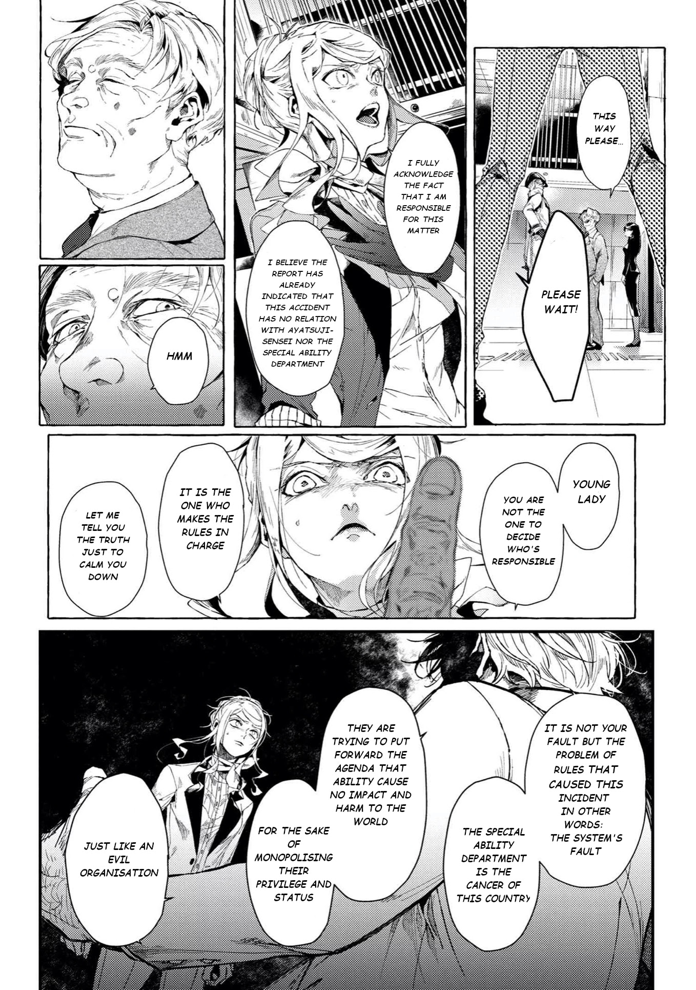 Bungou Stray Dogs Gaiden: Ayatsuji Yukito VS. Kyougoku Natsuhiko chapter 5.2 page 4