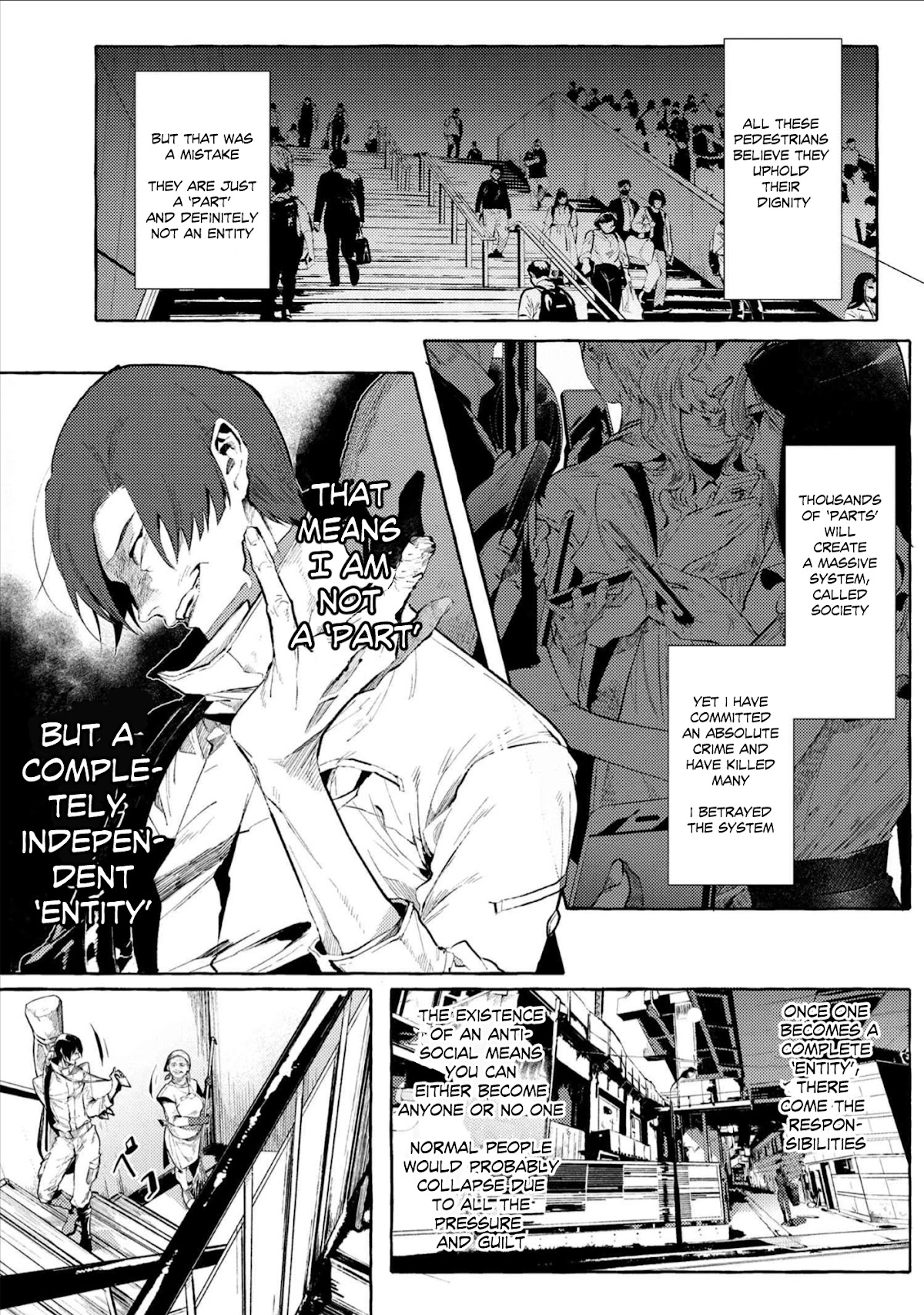 Bungou Stray Dogs Gaiden: Ayatsuji Yukito VS. Kyougoku Natsuhiko chapter 7.2 page 3