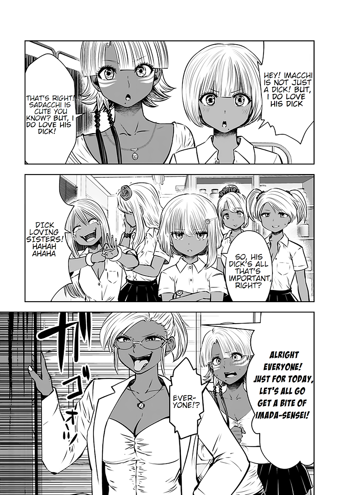 Burakku Gakkou ni Tsutomete Shimatta Sensei chapter 17.2 page 19