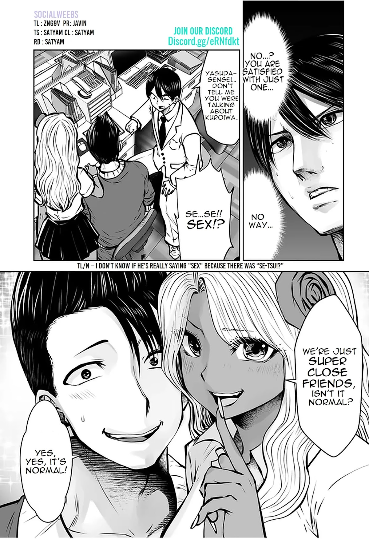 Burakku Gakkou ni Tsutomete Shimatta Sensei chapter 18.2 page 7