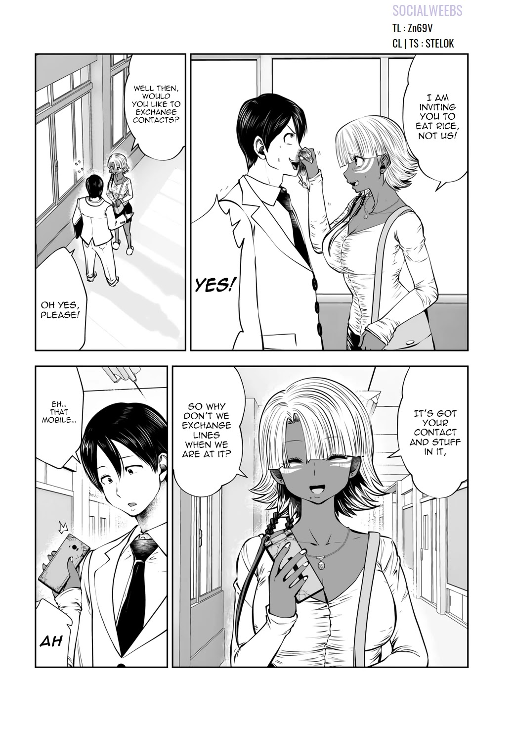 Burakku Gakkou ni Tsutomete Shimatta Sensei chapter 19.1 page 13