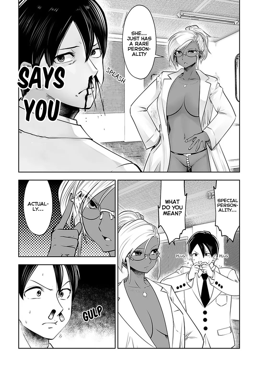 Burakku Gakkou ni Tsutomete Shimatta Sensei chapter 21.1 page 14