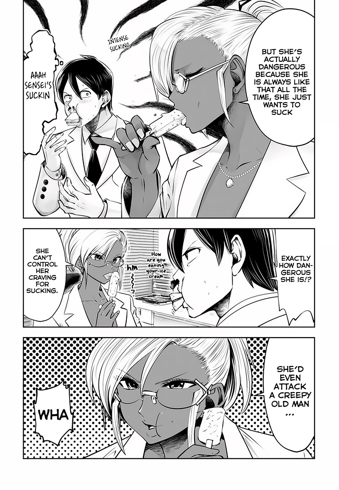 Burakku Gakkou ni Tsutomete Shimatta Sensei chapter 21.2 page 15