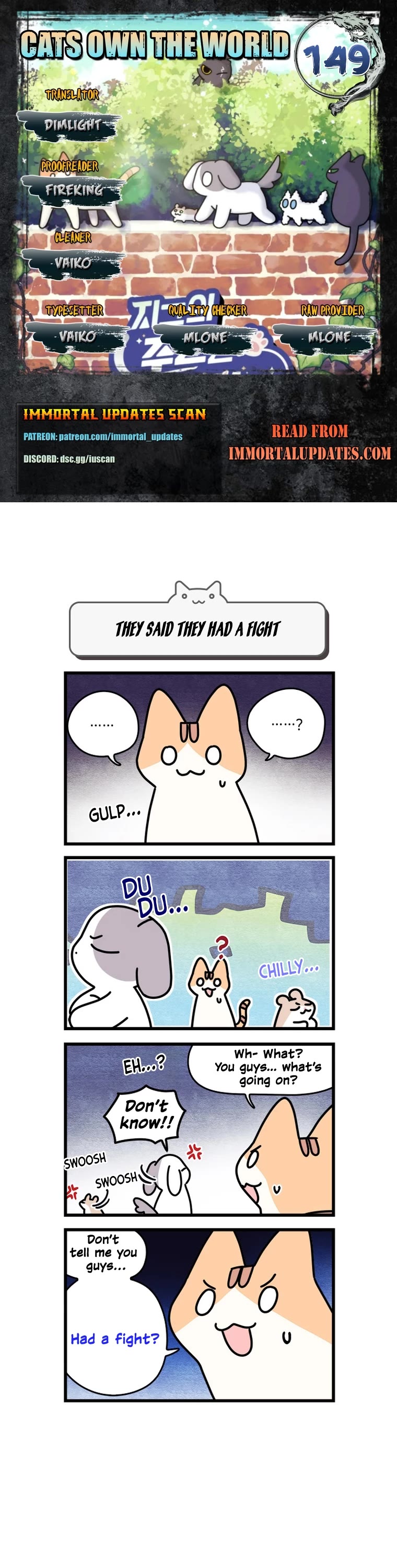 Cats Own the World chapter 149 page 1