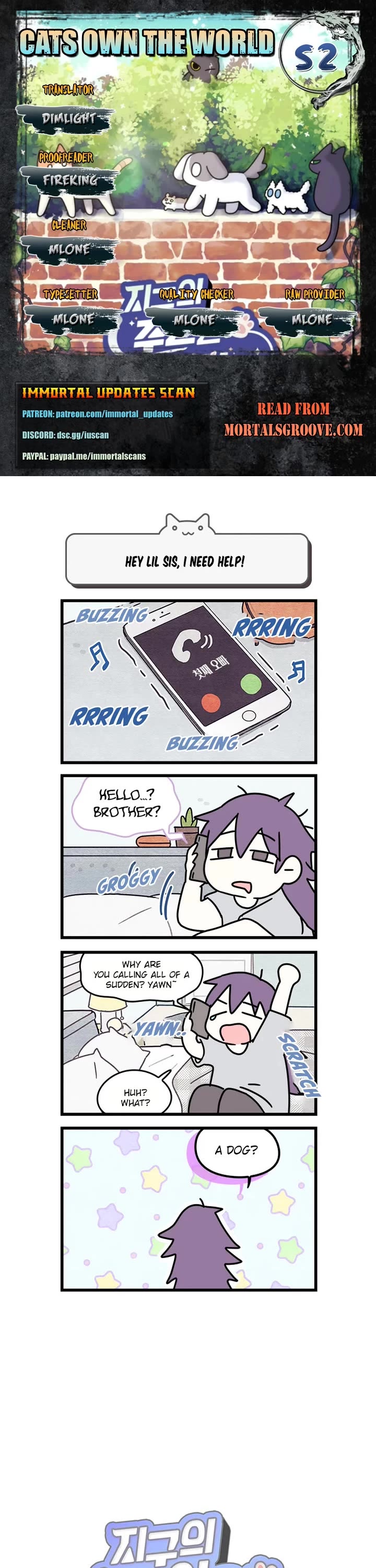 Cats Own the World chapter 201 page 1