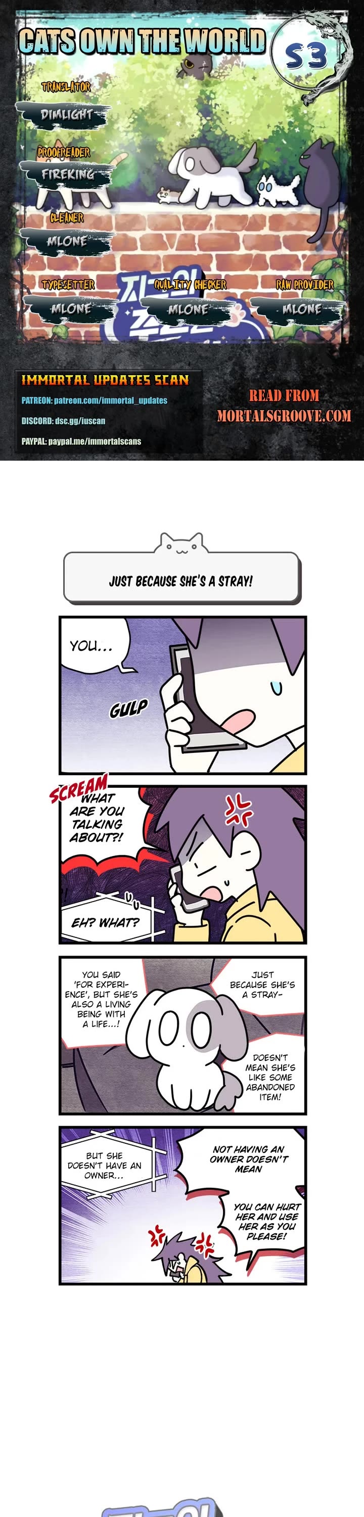 Cats Own the World chapter 202 page 1