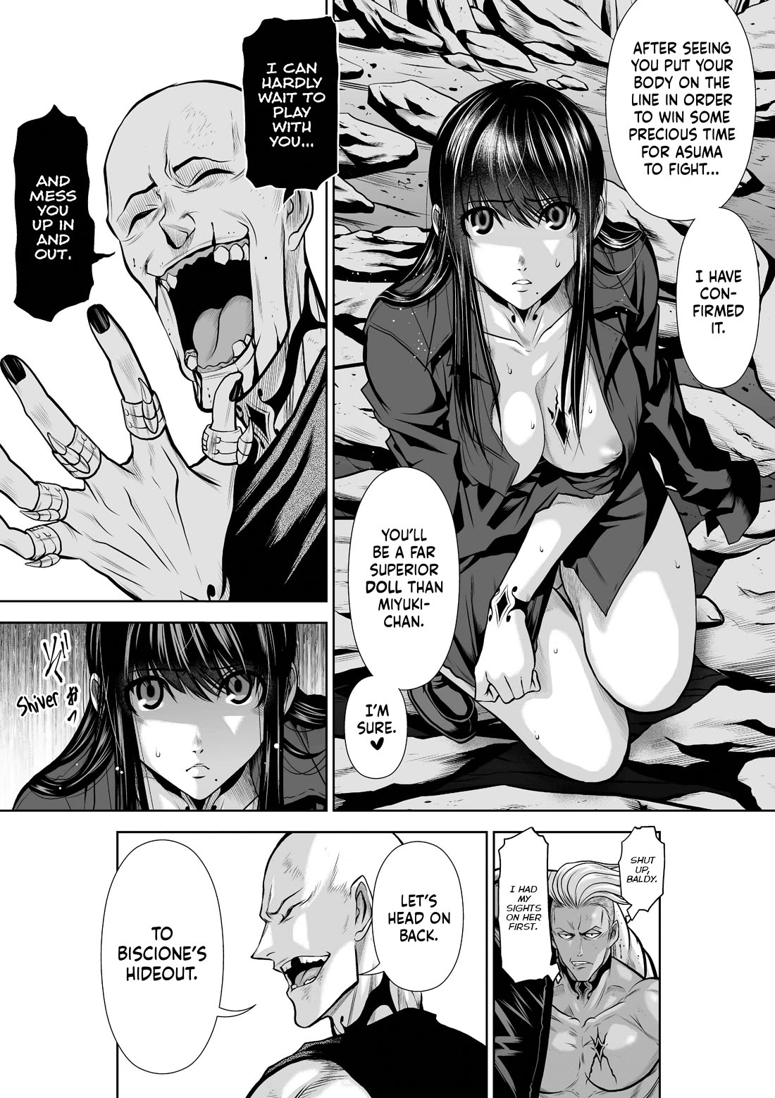 Chijou 100-kai chapter 38 page 58