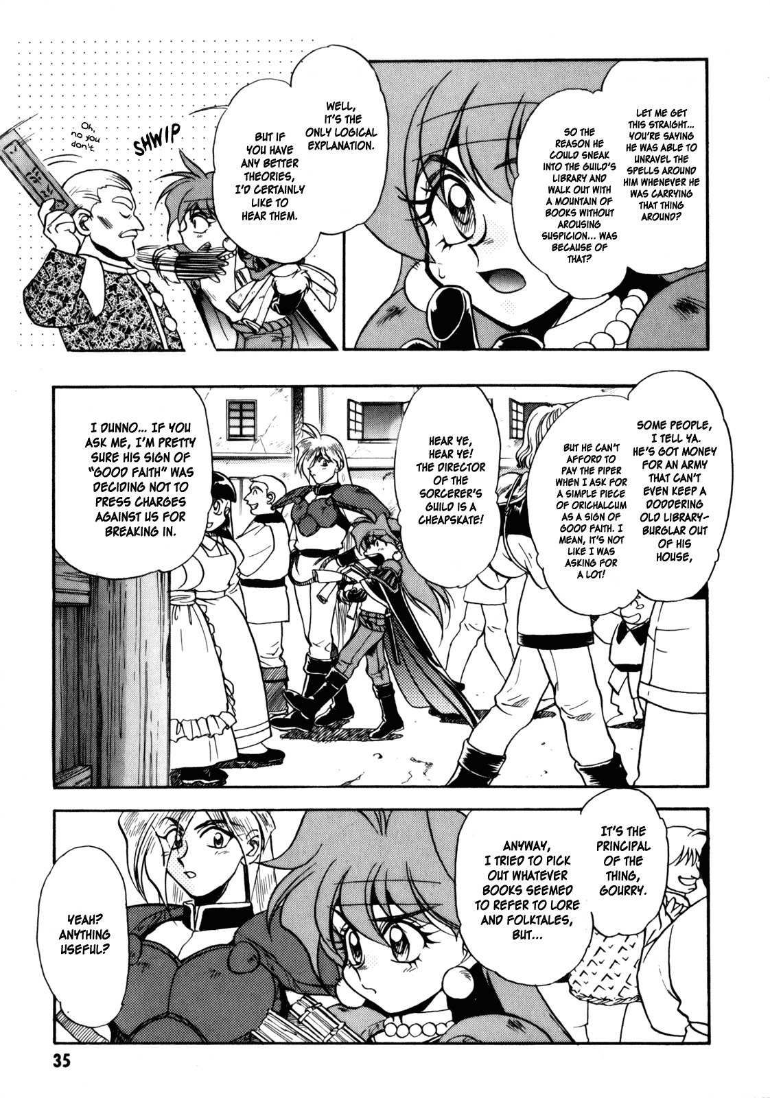 Choubaku Mahouden Slayers chapter 6 page 35