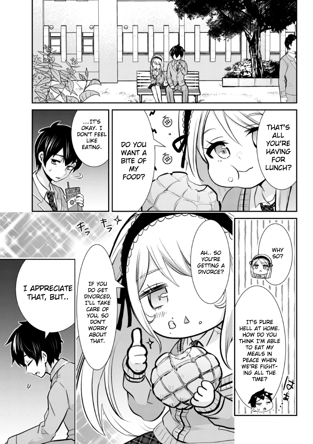 Class no Daikirai na Joshi to Kekkon Suru Koto ni Natta chapter 6.1 page 8