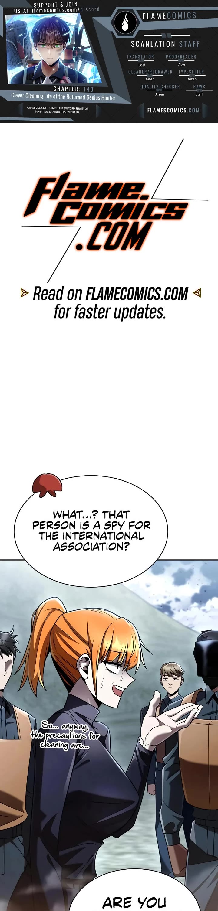 Clever Cleaning Life Of The Returned Genius Hunter chapter 140 page 1